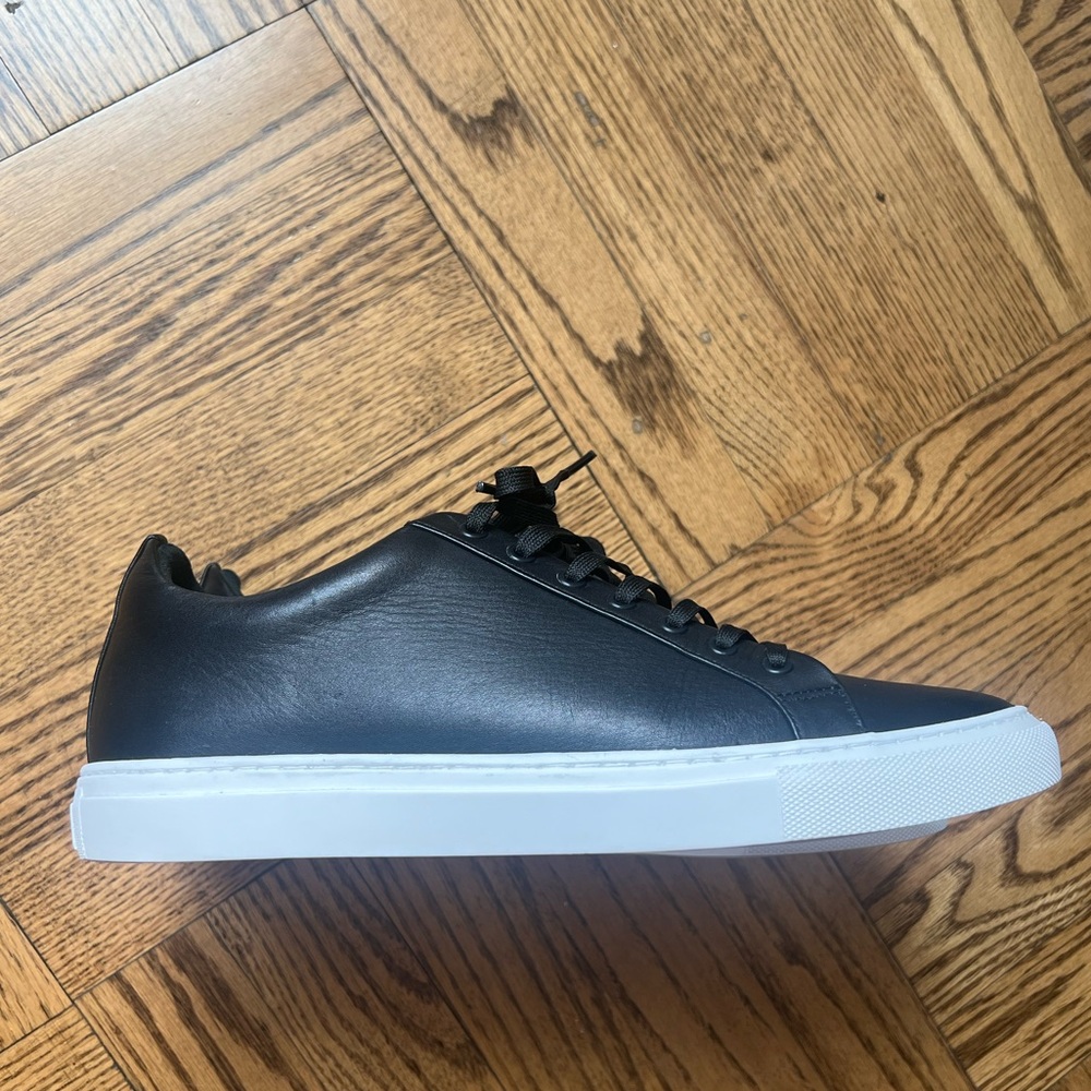 Thursday Boot Company SZ10 Black/White Casual Leather Sneaker